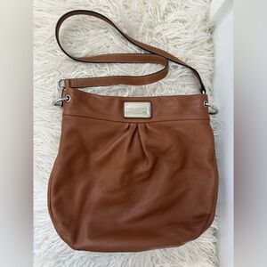 Marc Jacobs Brown Leather Hobo Shoulder Bag